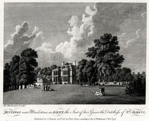Jennings bei Maidstone in Kent, der Sitz Ihrer Gnaden der Herzogin von St. Albans