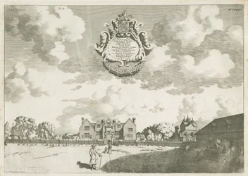 Bentley Hall: Kupferstich, [1686]