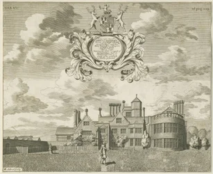 Fisherwick Hall: Kupferstich, undatiert [1653-1686]