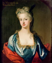 Porträt von Mary Anne Spanheim (1682-1772), Ehefrau von Francois de la Rochefoucauld, Marquis de Montandre