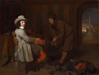 Anthonij de Bordes und sein Diener, um 1648