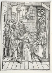 Der Schatzbehalter: Christus vor Kaiphas
