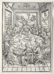 Der Schatzbehalter: Das letzte Abendmahl, 1491