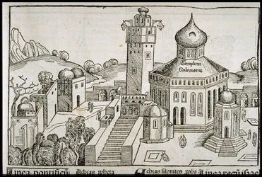 Templum Salomonie aus der Schedelschen Weltchronik, ca. 1493