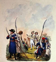 Kostüme der polnischen Armee nach 1700