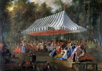 Fest gegeben von Louis Francois Joseph de Bourbon, Prinz von Conti, für den Erbprinzen Charles Guillaume Ferdinand von Braunschweig Lüneburg