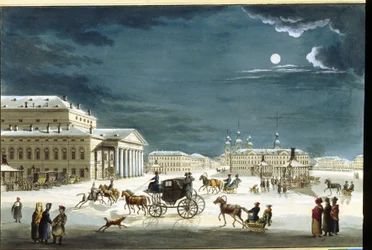 Das kaiserliche Bolshoi Kamenny Theater in Sankt Petersburg