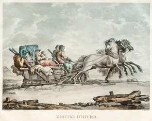 Kibitka, 1810er Jahre