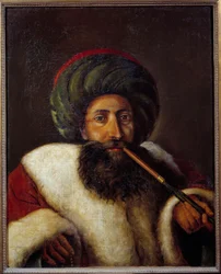 Porträt von El Seyd Khalil Bekry (Elbekri), Scheich und Mitglied des Großen Divans von Kairo