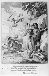 Perseus befreit Andromeda vom Seeungeheuer, 1655