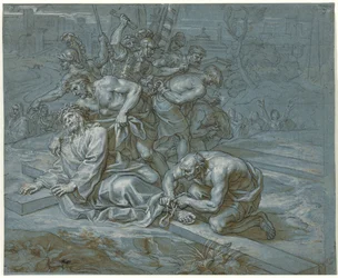 Christus entkleidet am Kreuz