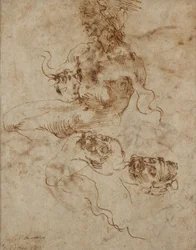 Eine Figur, die einem Triton ähnelt, um 1490-1560