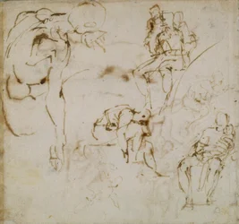 Seite aus einem Skizzenbuch, um 1490-1560