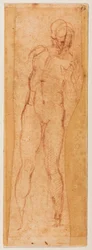 Studie für eine männliche Figur