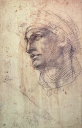 Studie eines Kopfes