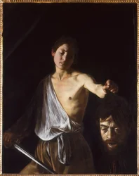 David mit dem Haupt Goliaths, 1609-1610