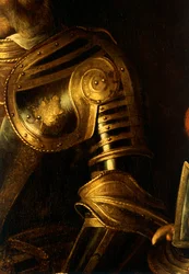 Porträt von Alof de Wignacourt mit seinem Pagen (Detail)