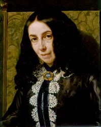 Elizabeth Barrett BROWNING, Porträtdetail