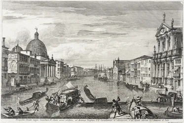 Der Große Kanal zwischen San Simone Piccolo und Santa Chiara, ca. 1740-41
