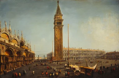 Die Piazza San Marco, Venedig, vom Torre dell