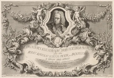 Ansichten von Venedig: Frontispiz - Titelseite, 1741