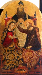 Krönung Mariens von Michele di Matteo da Bologna