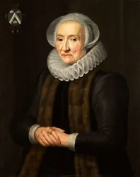 Porträt von Alid van der Laen (1542-1626)