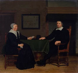 Porträt von Adriaen Corver und seiner Frau Rijckje Theulingh