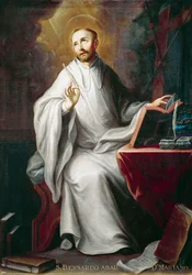 Heiliger Bernhard, von Miguel Cabrera (1695-1768)