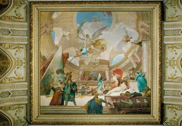 Deckenfresko des Kunsthistorischen Museums Wien, Apotheose der Renaissance