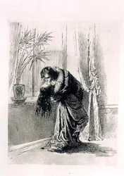 Umarmendes Paar, Tafel 5 aus 