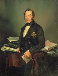 Porträt von Senator Ivan Tolstoy (1792-1854)