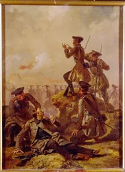 Eine Szene aus dem Krimkrieg (1853-1856)