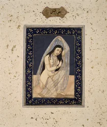 Eine Kurtisane kniend, ca. 1765