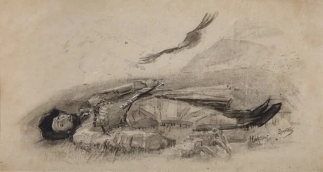 Illustration zum Gedicht Ismail-Bey von M. Lermontov, 1889-1891