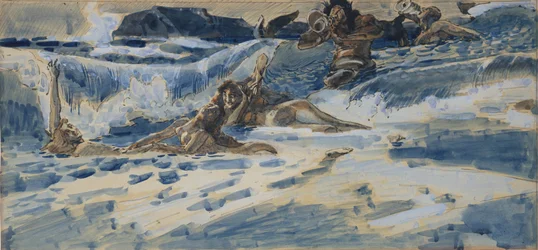 Spielende Najaden und Tritonen, 1896-1898