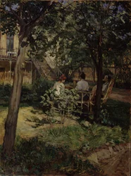 Im Garten, 1910er Jahre