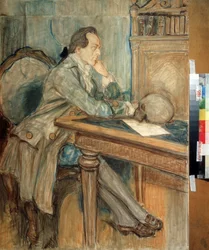 Johann Wolfgang von Goethe (1749-1832) entdeckt den menschlichen Zwischenkieferknochen am 27. März 1784