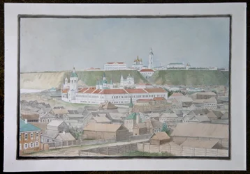 Blick auf Tobolsk, 1850er Jahre
