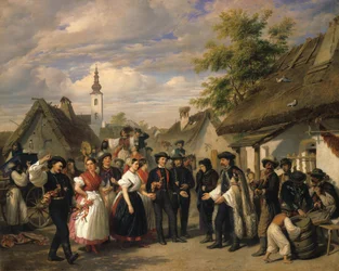 Die Ankunft der Braut