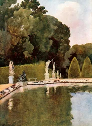 Der Brunnen der Diana, Versailles