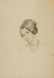 Kopf einer Dame
