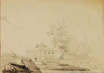 Mühle in der Nähe der Grotte, Aldberg