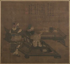 Guan Yu und Zhou Cang