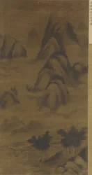 Grüne Gipfel in Wolken, möglicherweise 16. Jahrhundert