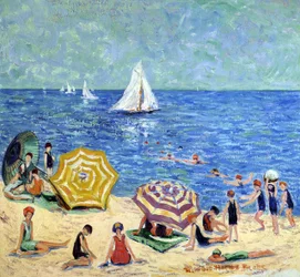 Eiche am Strand, ca. 1914