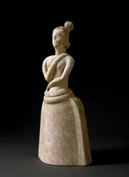 Minoische Kunst: Terrakottafigur einer Frau in Anbetungshaltung