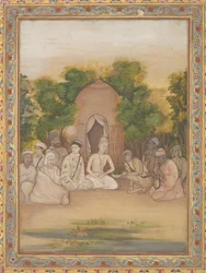 Eine Versammlung heiliger Männer verschiedener Glaubensrichtungen, ca. 1770-75