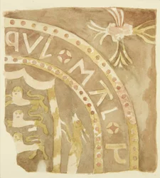 Fliese aus dem Salon hinter der Canynges-Kapelle