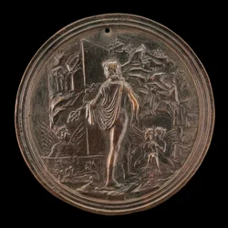 Orpheus steigt in den Hades hinab, spätes 15. - frühes 16. Jahrhundert